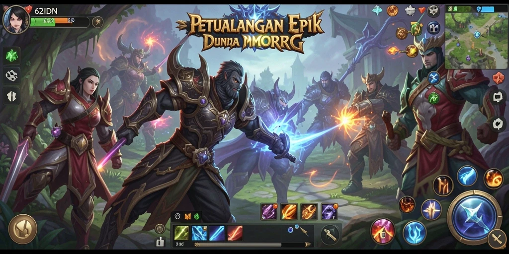 Tangkapan layar dari gameplay menampilkan petualangan seru dalam <strong>62IDN</strong>.