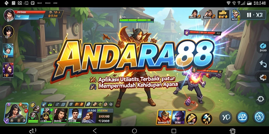 Tampilan antarmuka ANDARA88 yang sederhana dan fungsional.