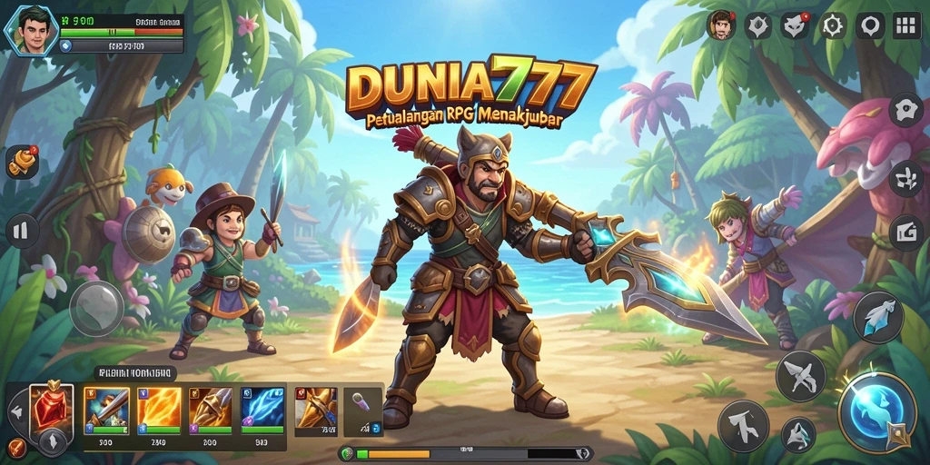 Gameplay RPG menarik di DUNIA777 dengan karakter dan petualangan unik.