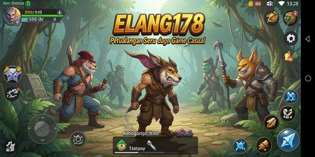 Screenshot utama ELANG178 menampilkan gameplay santai yang menarik.