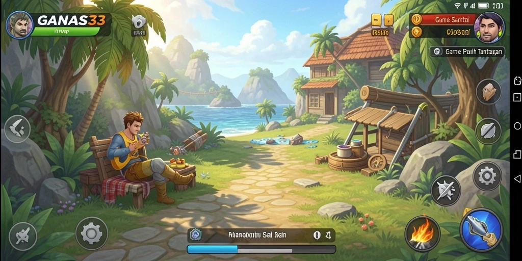 Tangkapan layar gameplay GANAS33 yang menampilkan momen seru saat bermain.