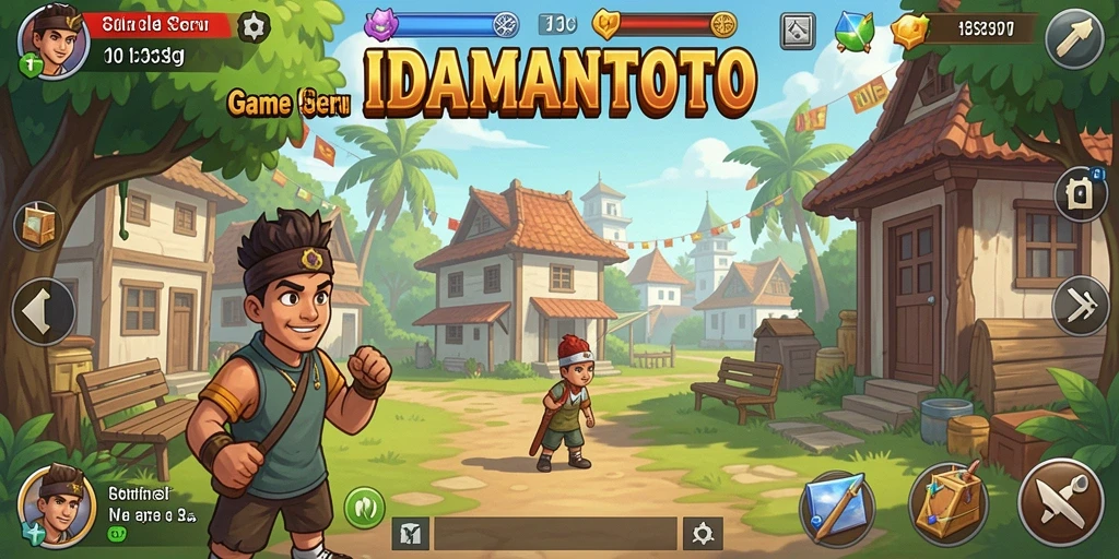 Tampilan gameplay IDAMANTOTO yang menarik dalam mode Idle.