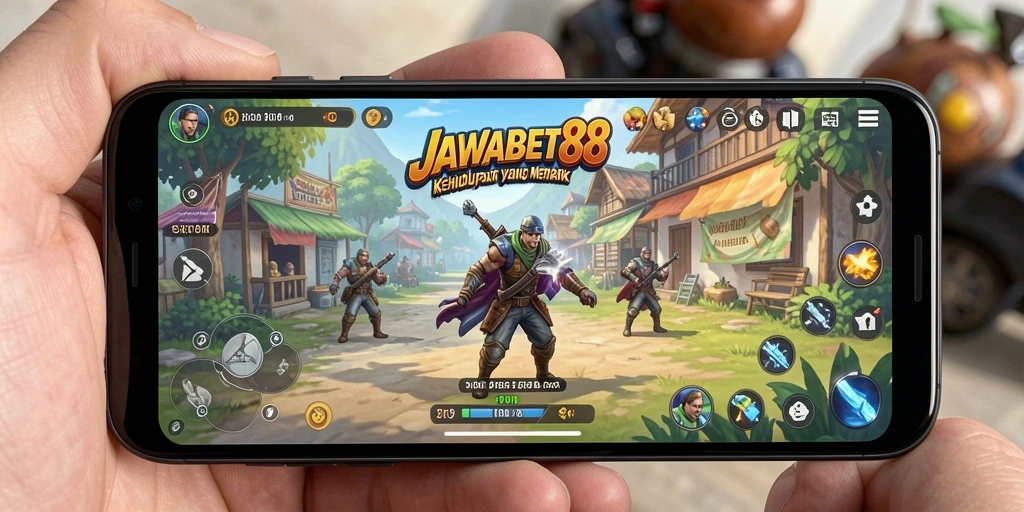 Tampilan game JAWABET88 dengan aktivitas simulasi yang seru.