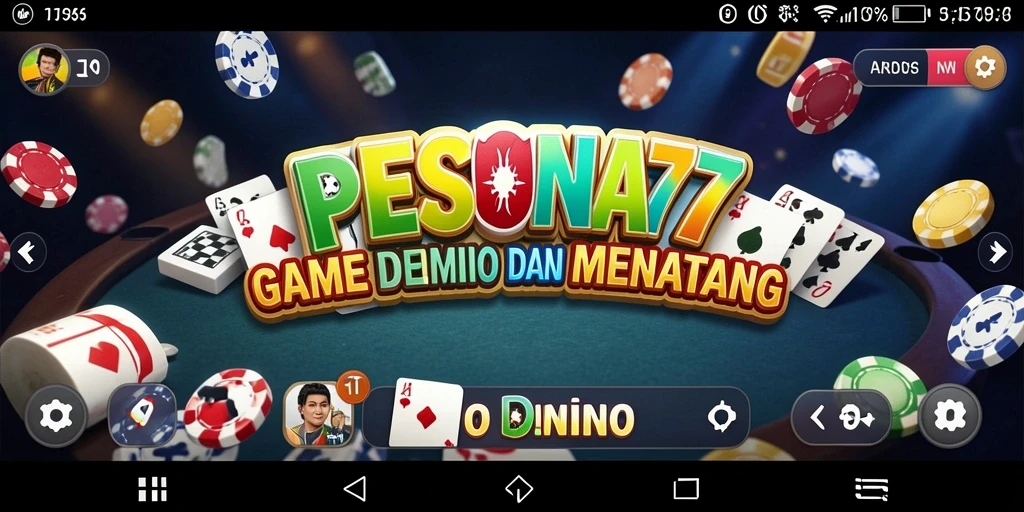 Screenshot gameplay PESONA77 menampilkan aksi seru dalam permainan Domino.