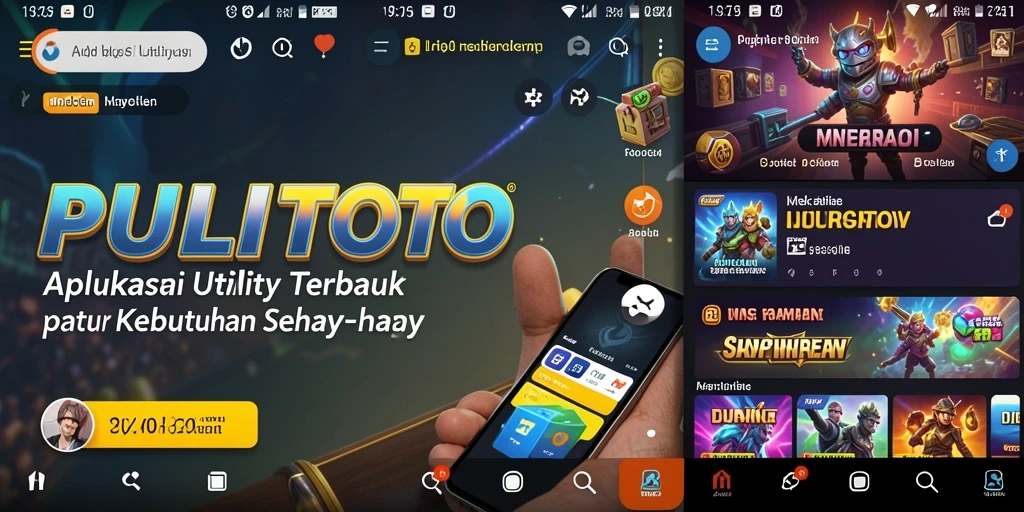 Tampilan antarmuka PULITOTO yang bersih dan informatif.