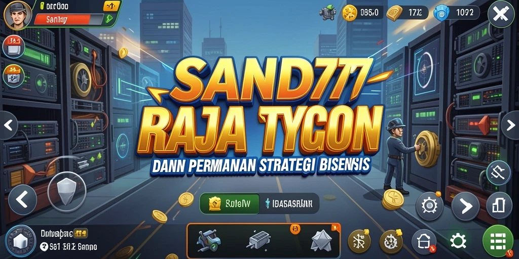 Screenshot gameplay SAND77 menunjukkan keseruan meraih impian bisnis.